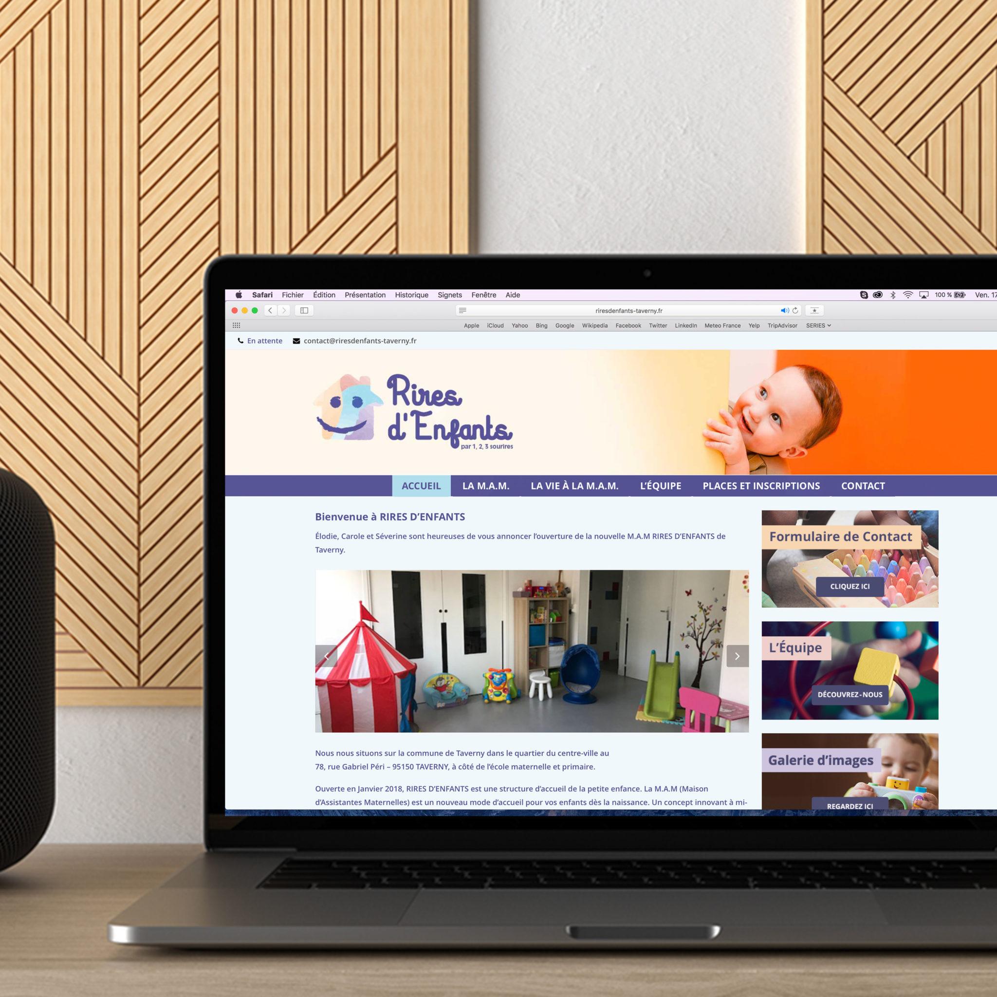 RIRES D’ENFANTS // BRAND IDENTITY & WEBSITE